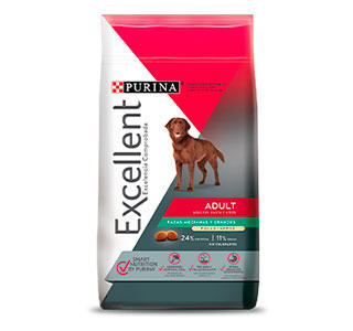EXCELLENT ADULTO RAZA MEDIANA Y GRANDE 17 KG