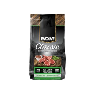 EVOLVE DOG CLASICO CORDERO 28LB – 12.7KG