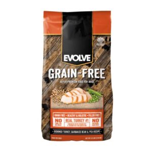 EVOLVE DOG GRAIN FREE PAVO 28LB – 12.7KG
