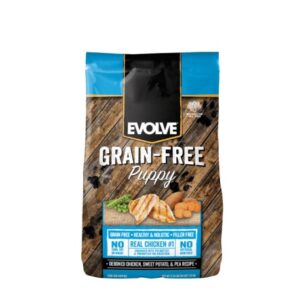 EVOLVE PUPPY GRAIN FREE CHICKEN & RICE 28LB
