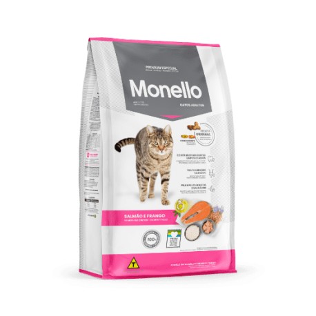MONELLO GATO ADULTO- SALMON ATUN Y POLLO 15 KG