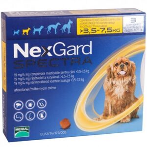 NEXGARD SPECTRA 3.6 – 7.5KG