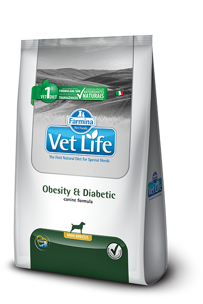 VET LIFE OBESIDAD y DIABETES PERRO RAZA PEQUEÑA 2 KG