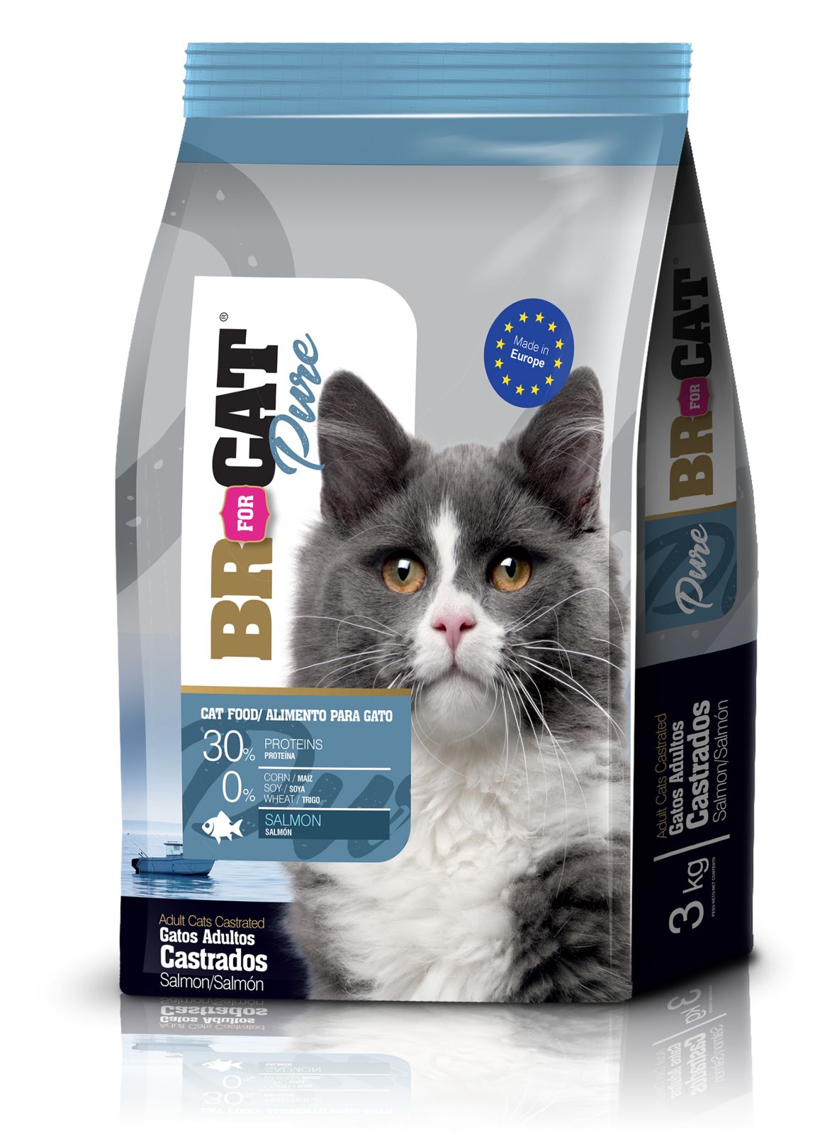 BR FOR CAT CASTRADO SABOR SALMON 10 KG - Imagen 2